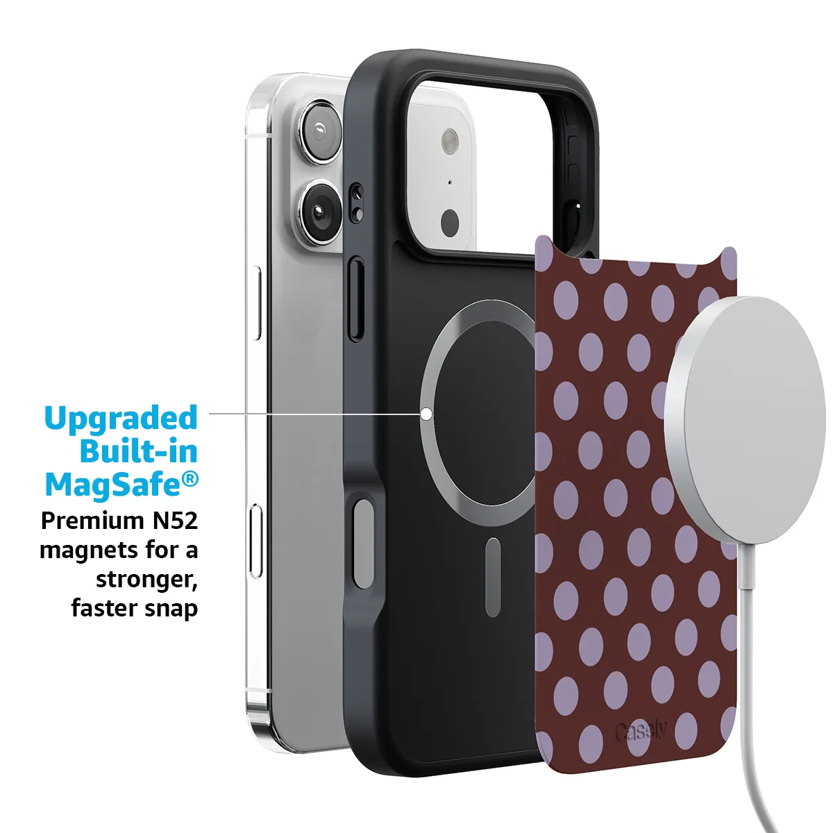 Spotted in SoHo | Burgundy Polka Dot Case - Image 166