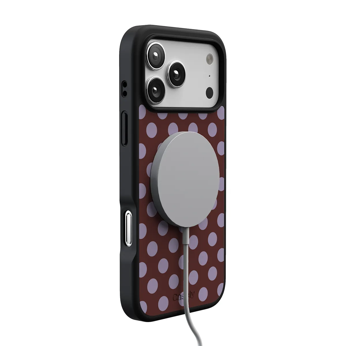 Spotted in SoHo | Burgundy Polka Dot Case - Image 167