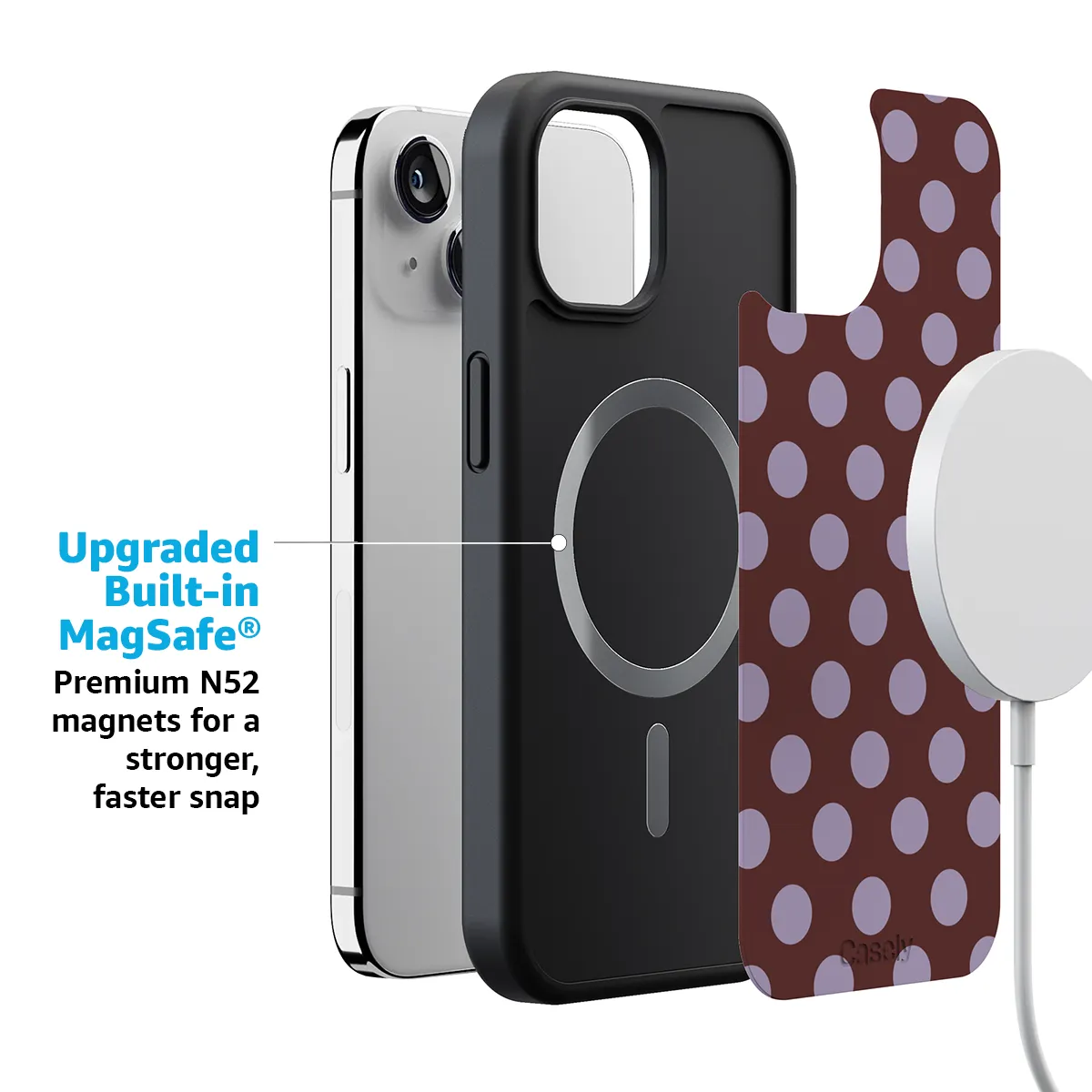 Spotted in SoHo | Burgundy Polka Dot Case - Image 214