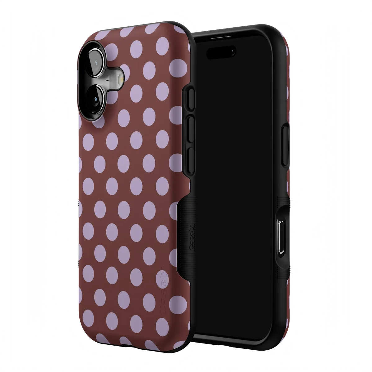 Spotted in SoHo | Burgundy Polka Dot Case - Image 22
