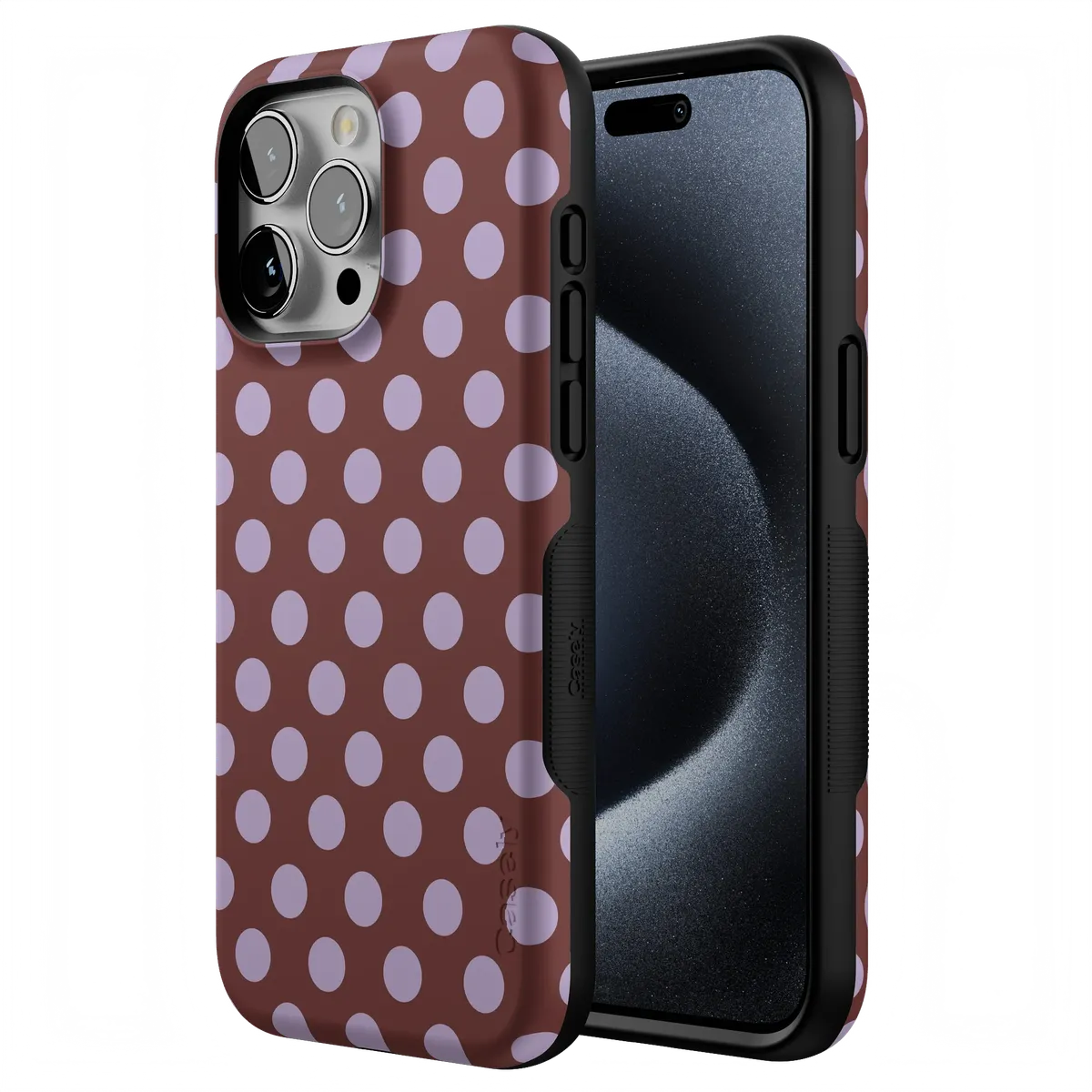 Spotted in SoHo | Burgundy Polka Dot Case - Image 42