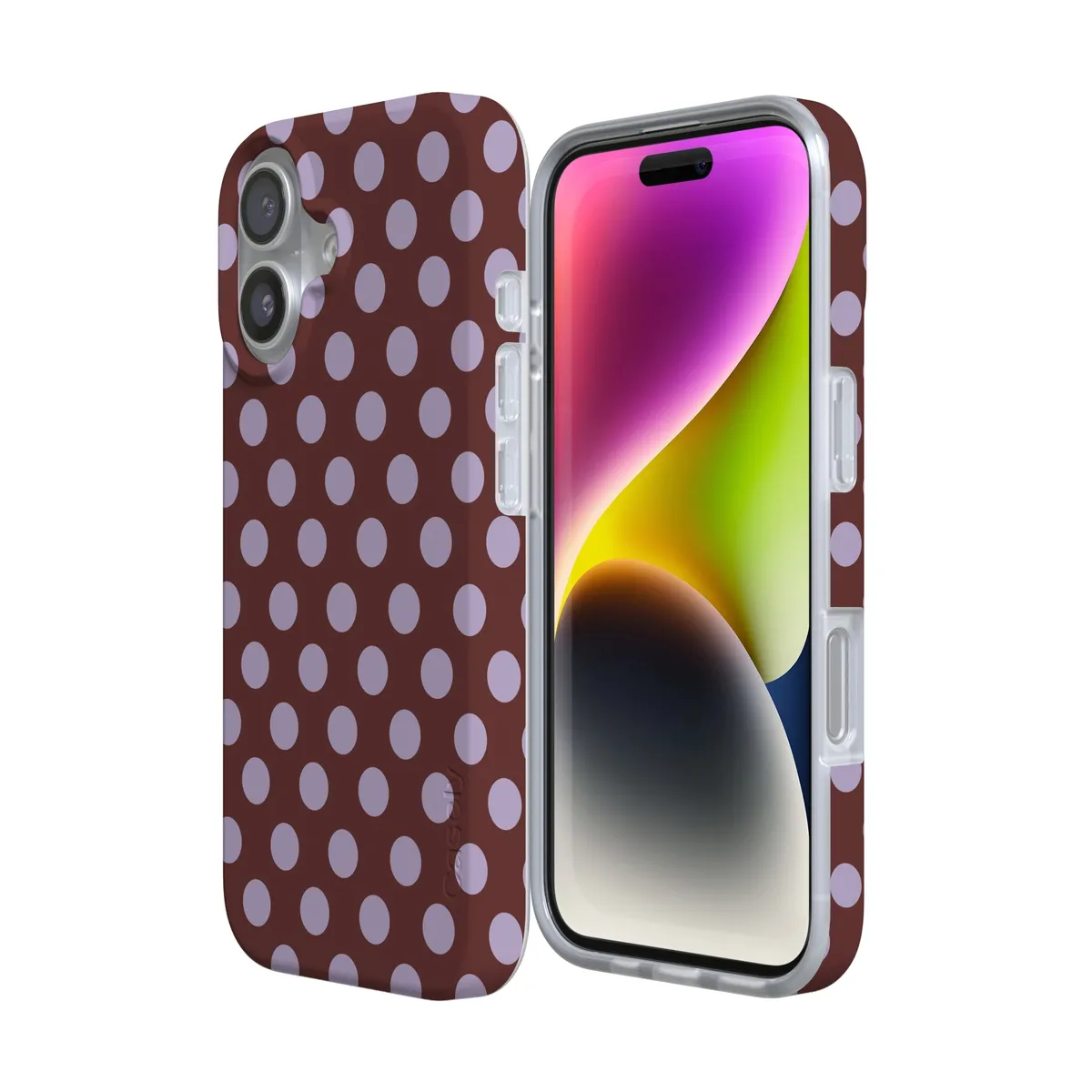 Spotted in SoHo | Burgundy Polka Dot Case - Image 88