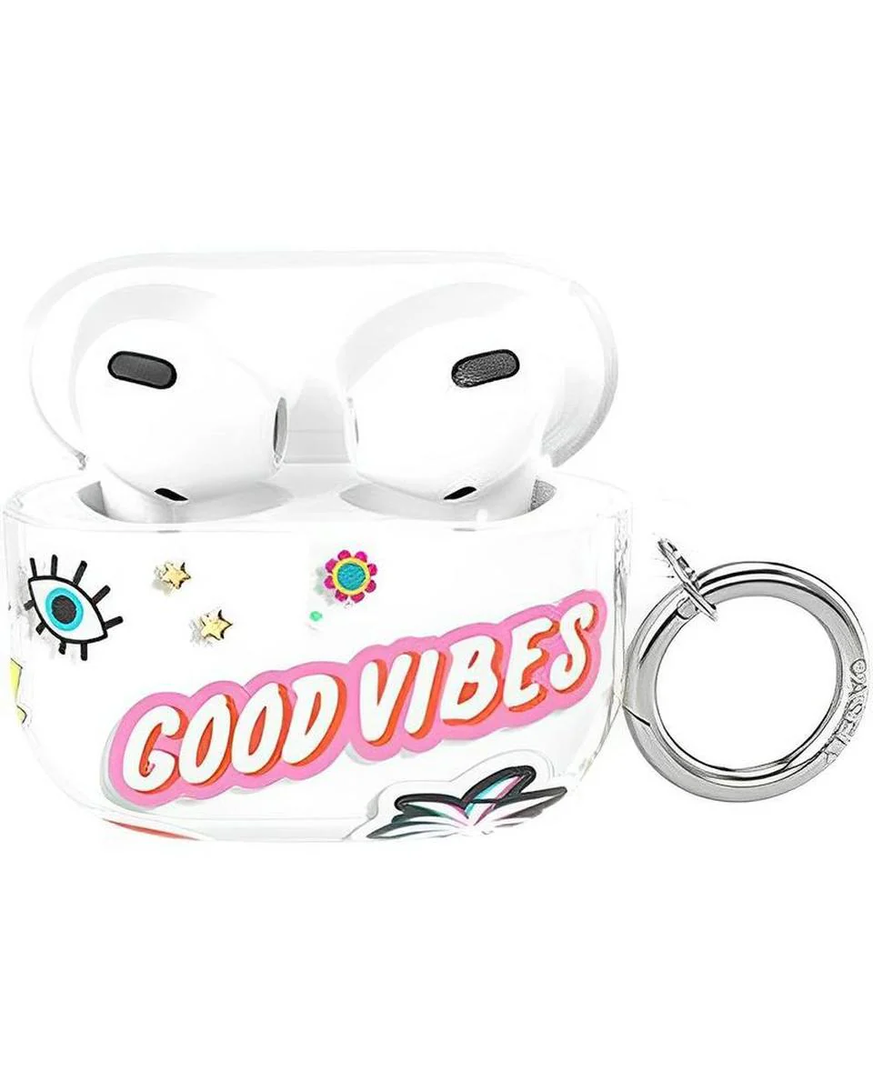 Stuck on U | Festival Sticker Floral AirPods Case - Image 3