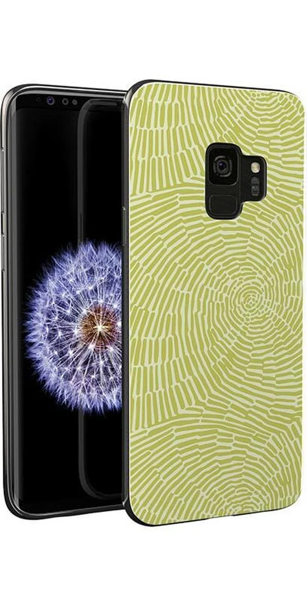 Swirl Away | Tea Green Geometric Samsung Case - Image 5