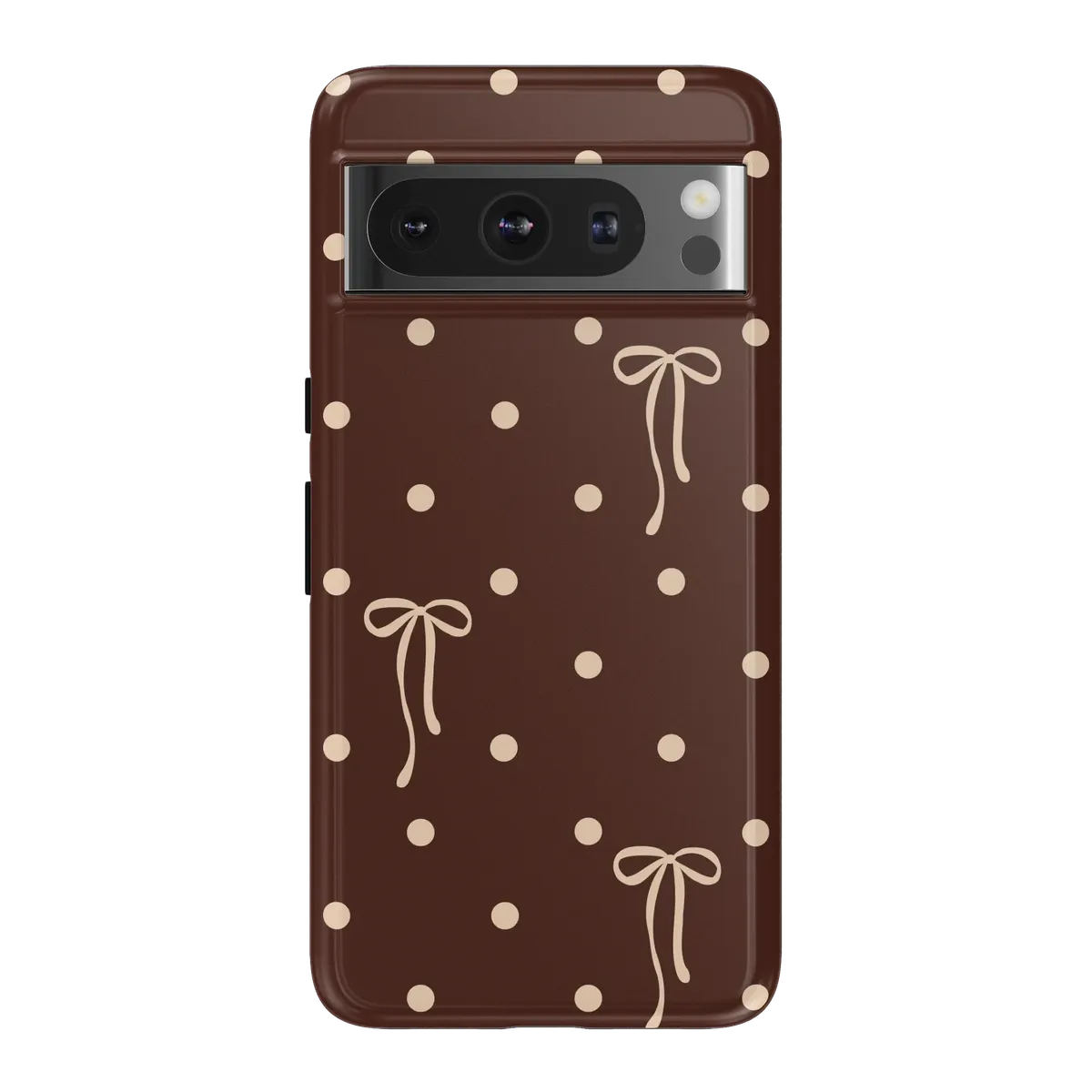 Teddy Bows | Brown Polka Dot Case - Image 120