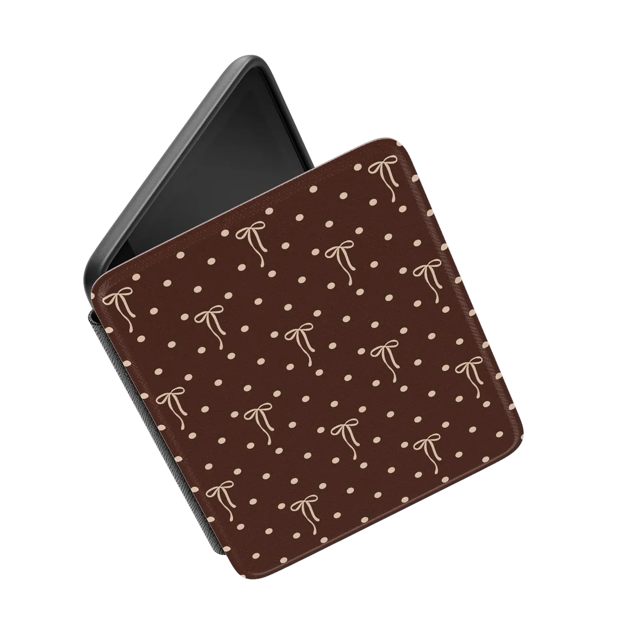 Teddy Bows | Brown Polka Dot Kindle Case - Image 7