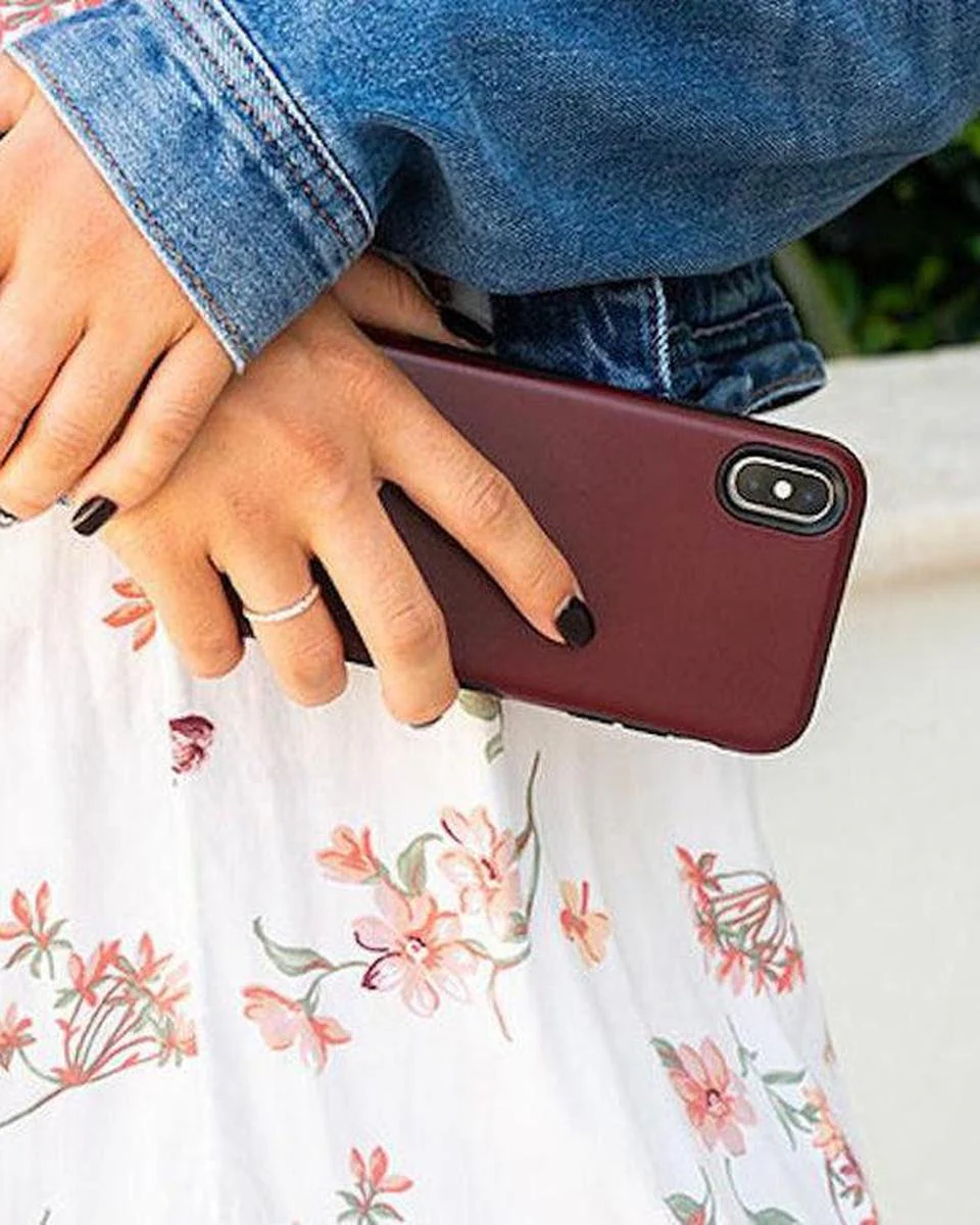 Burgundy Red on Black | Ultra-Protective Bold Case - Image 28