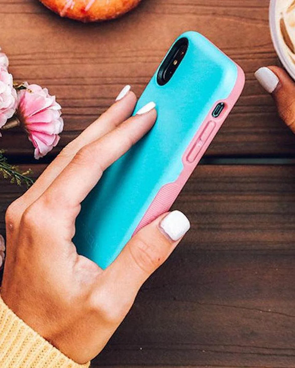 Cotton Candy Electric Blue on Pink | Ultra-Protective Bold Case - Image 26