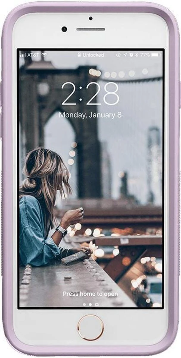 Plum Purple on Light Purple | Ultra-Protective Bold Case - Image 6