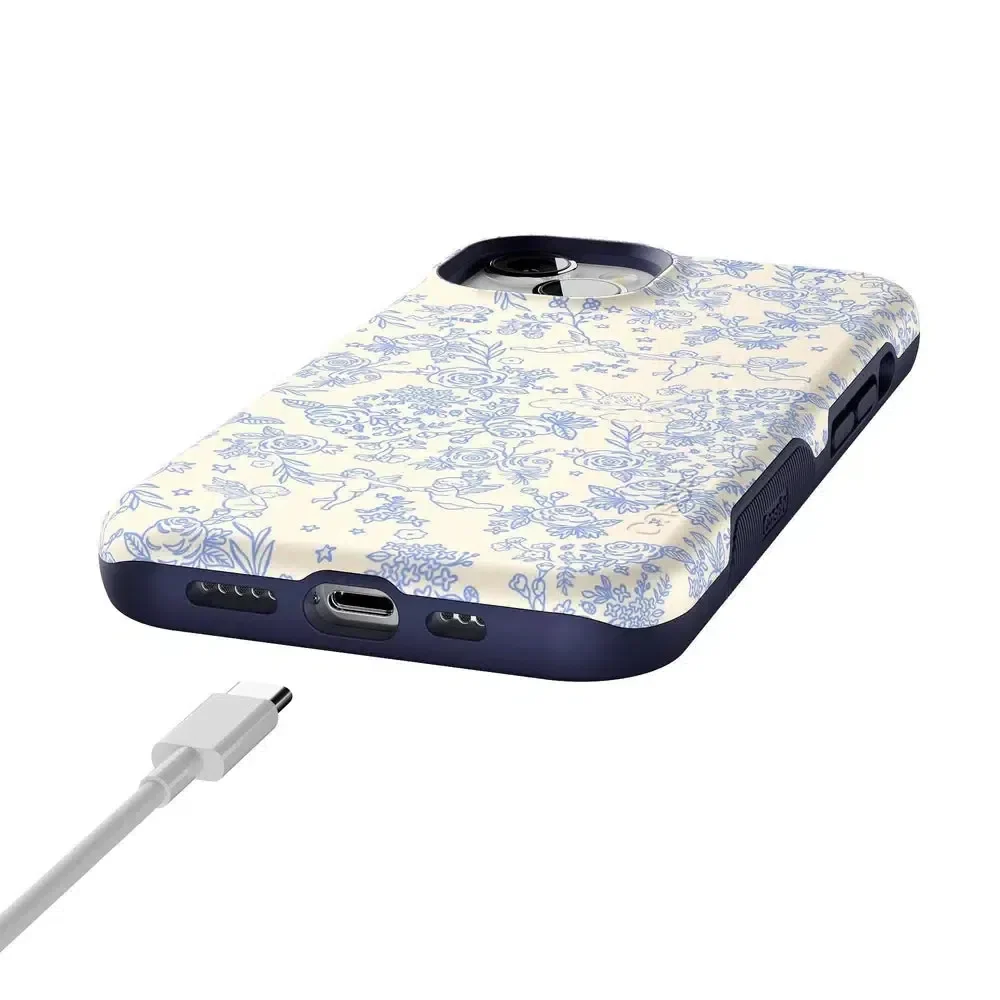 Cupid's Canvas | Periwinkle Floral Case - Image 112