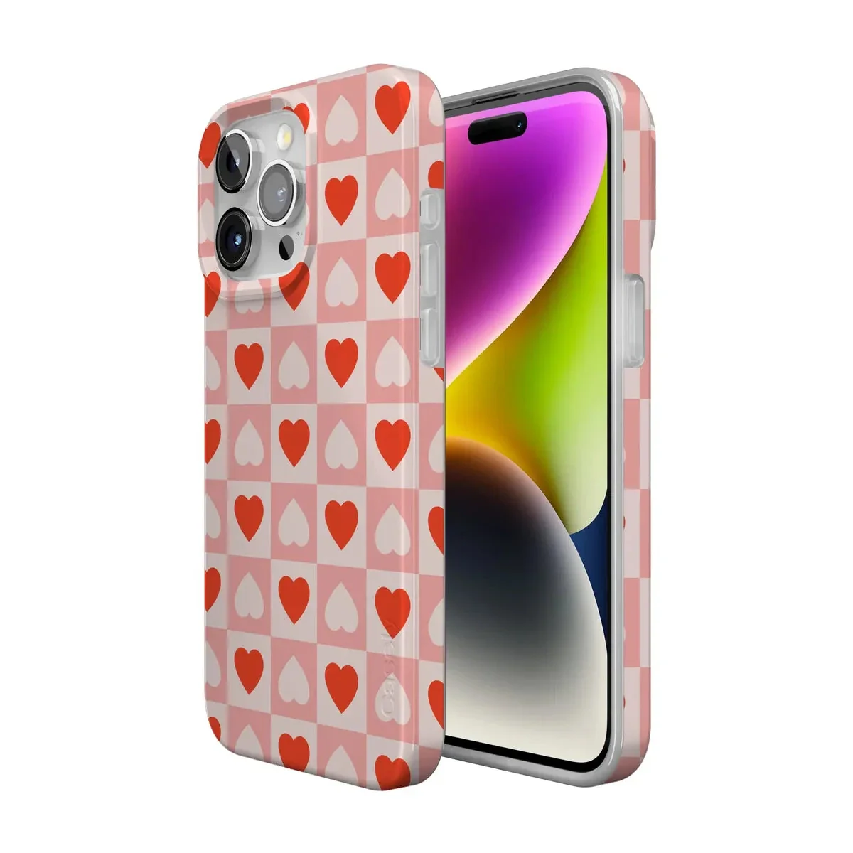 King of My Heart | Checkered Hearts Case - Image 147
