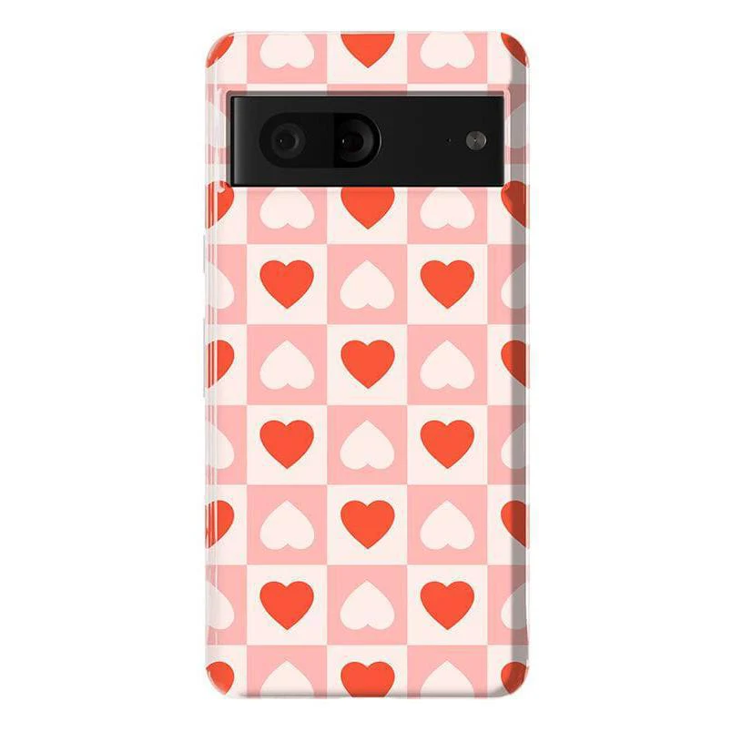 King of My Heart | Checkered Hearts Case - Image 41