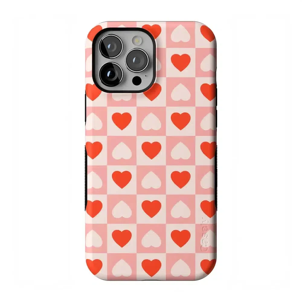 King of My Heart | Checkered Hearts Case - Image 98