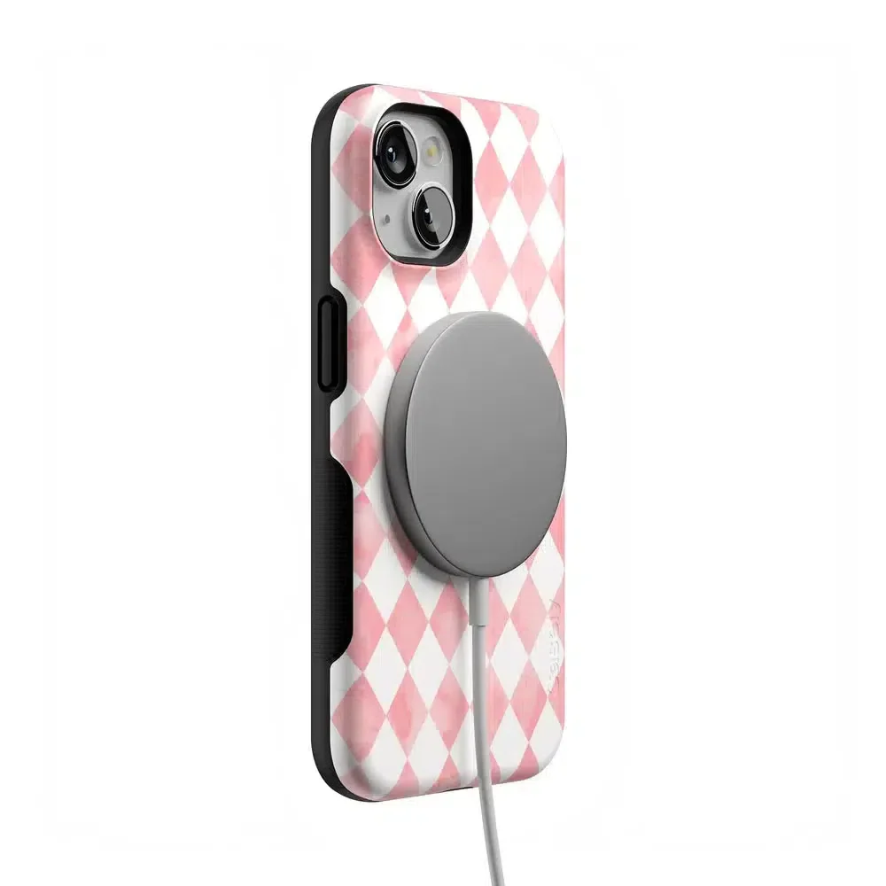 Queen of Diamonds | Pink Watercolor Case - Image 105