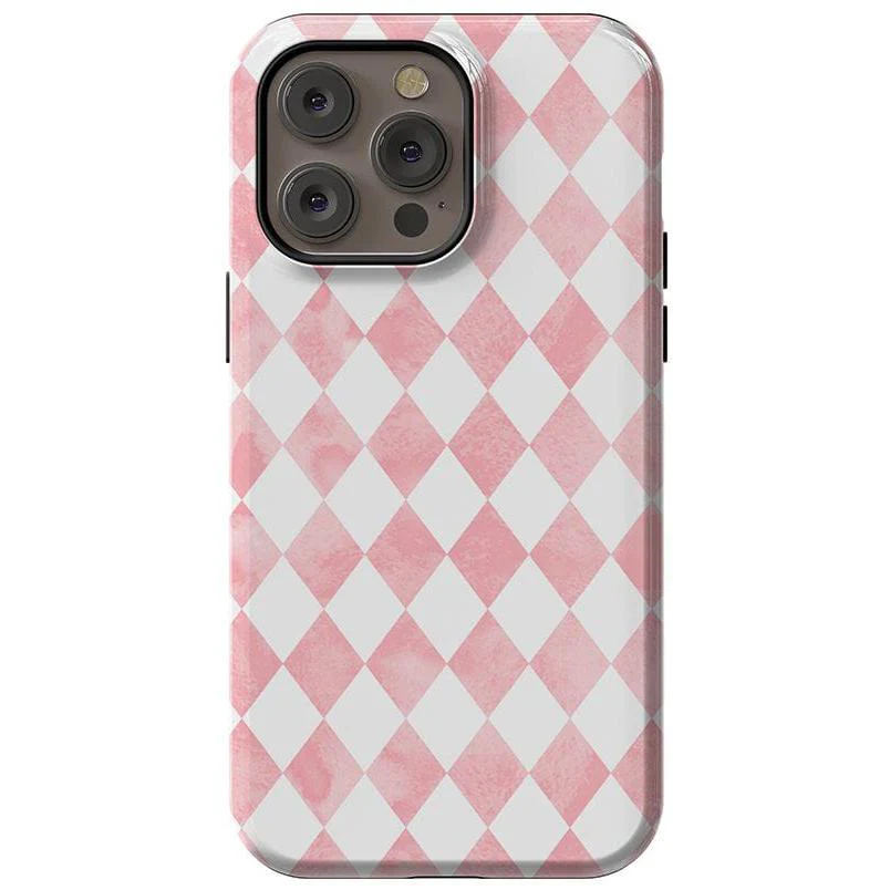 Queen of Diamonds | Pink Watercolor Case - Image 14