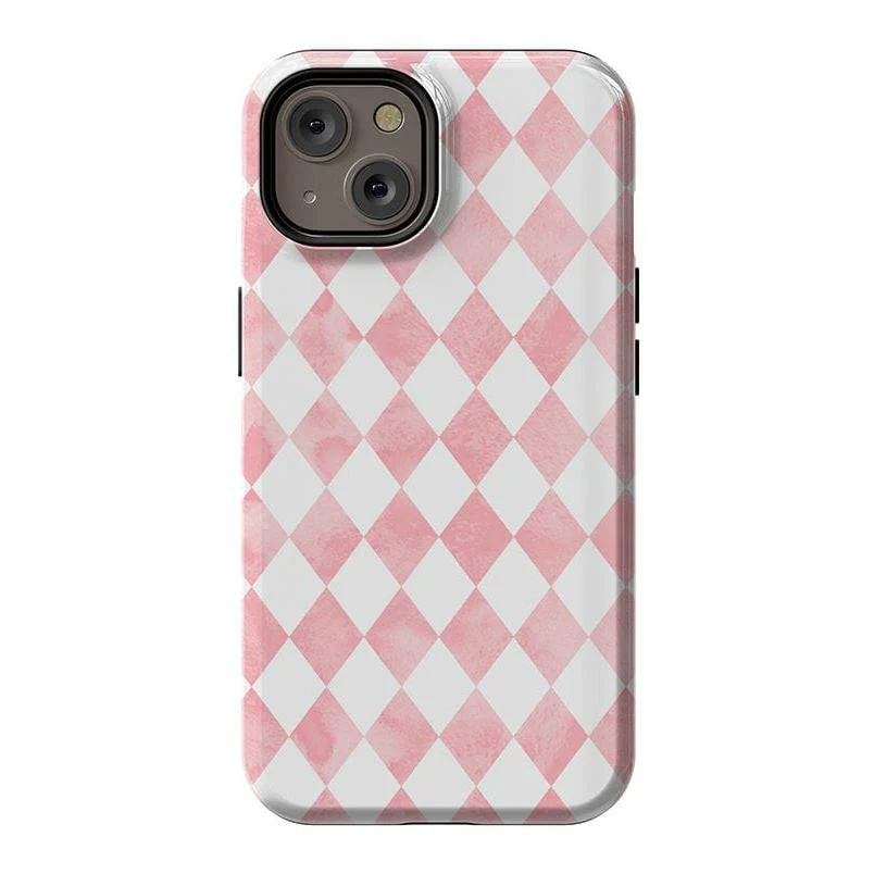 Queen of Diamonds | Pink Watercolor Case - Image 16