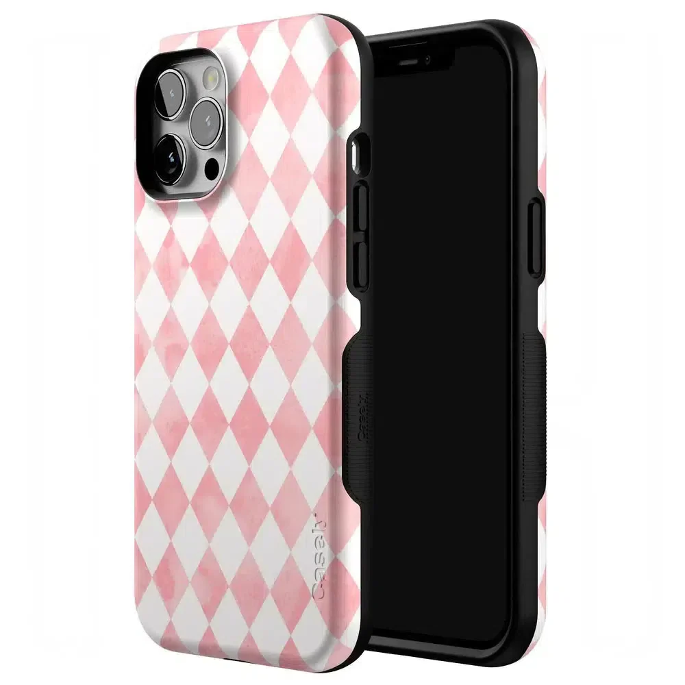 Queen of Diamonds | Pink Watercolor Case - Image 93