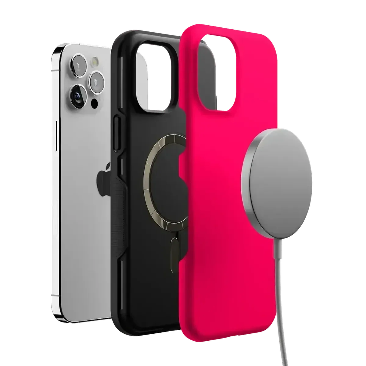 Think Pink | Solid Neon Pink Case - Image 134