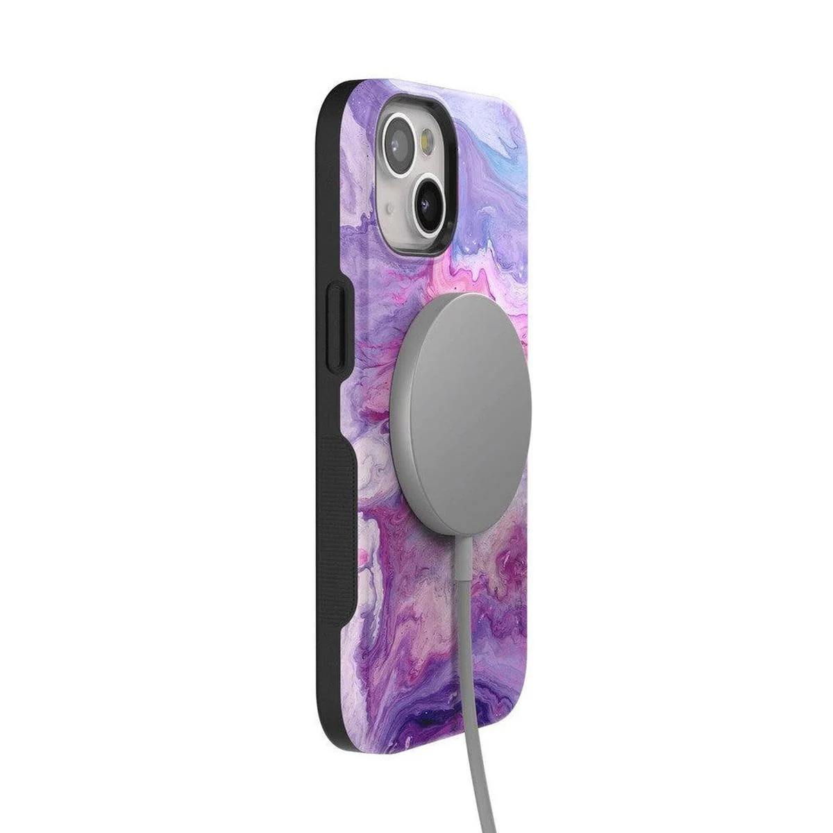 Tie Dying Over You | Purple Marble iPhone Case - Image 102