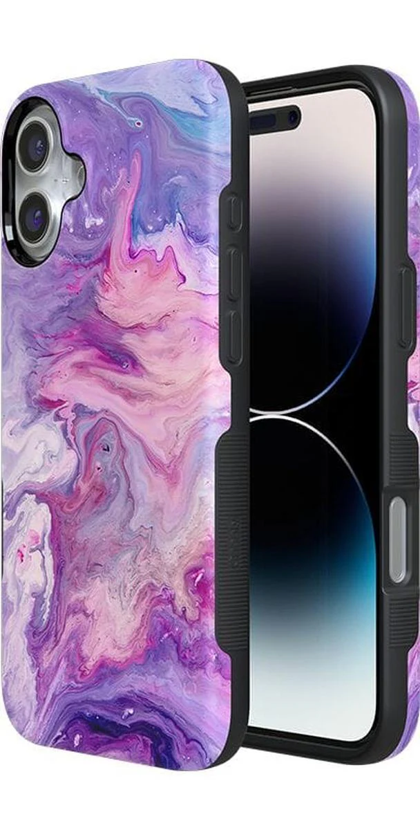 Tie Dying Over You | Purple Marble iPhone Case - Image 129