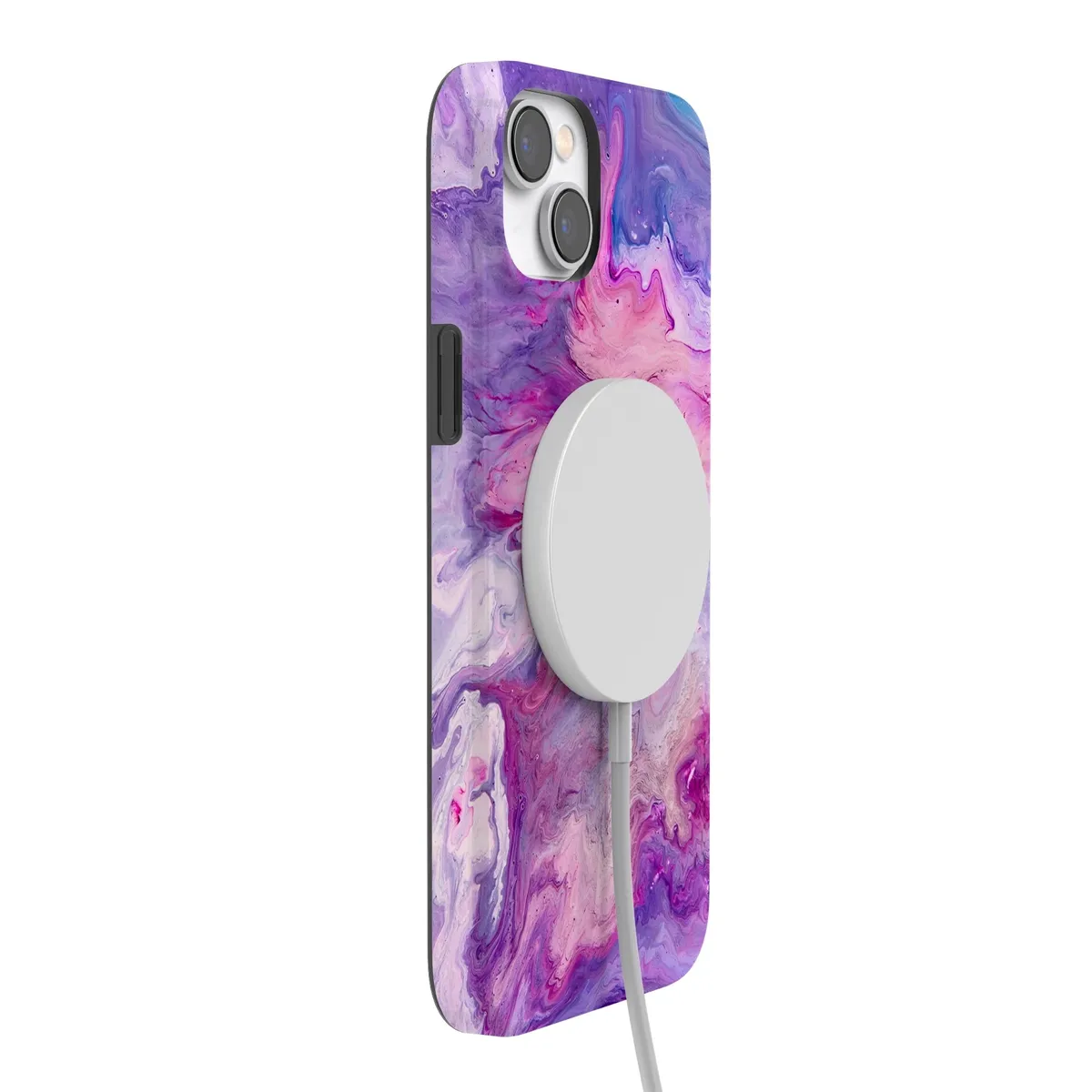 Tie Dying Over You | Purple Marble iPhone Case - Image 170