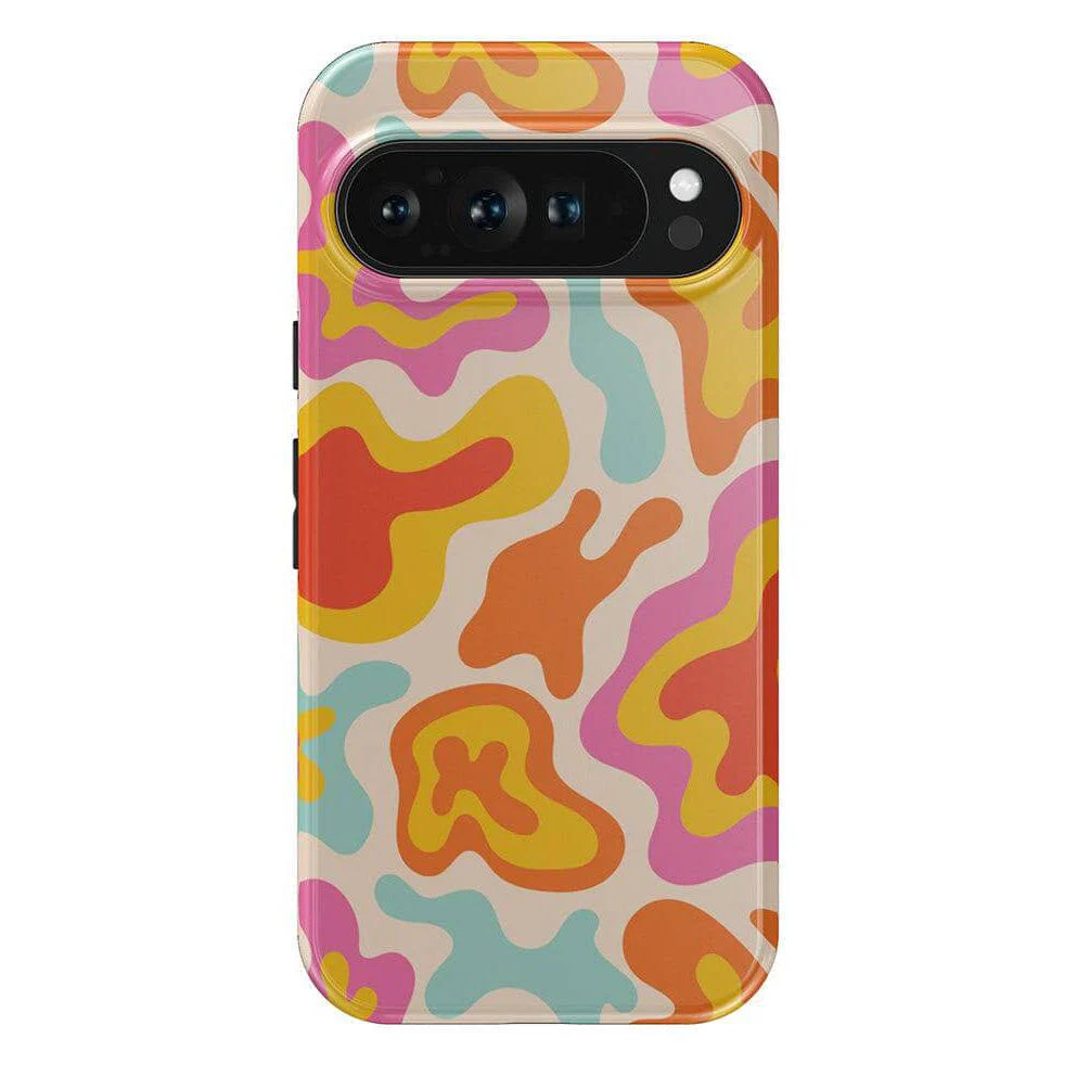 Tropical Color Splash | Abstract Retro Google Pixel Case - Image 15