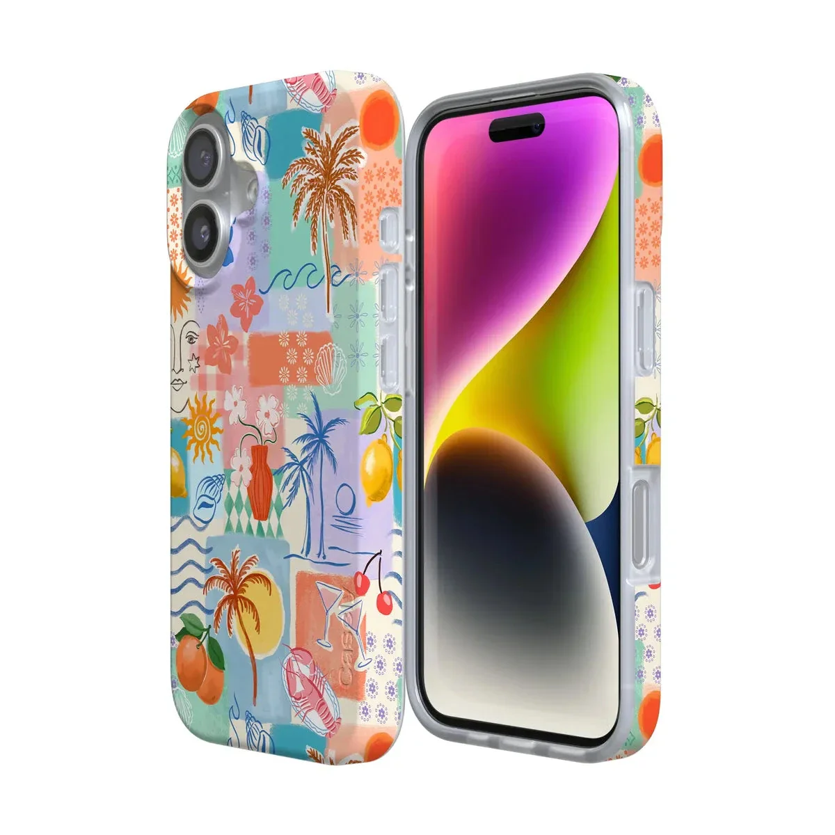 Tropical Heat | Beachy Collage Case - Image 137