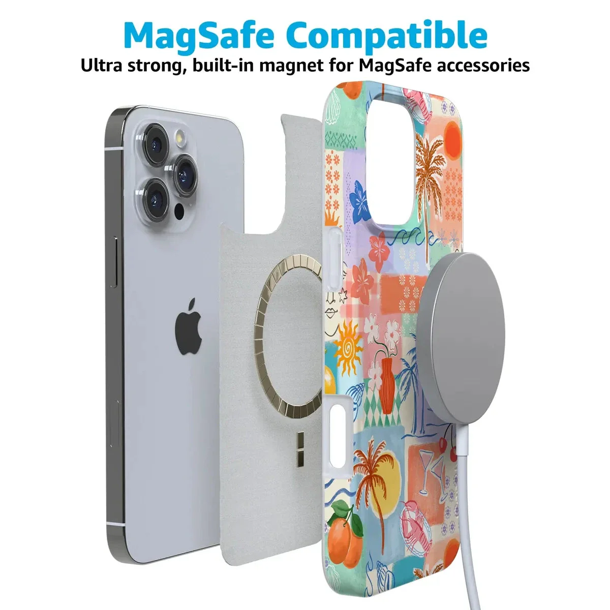 Tropical Heat | Beachy Collage Case - Image 141