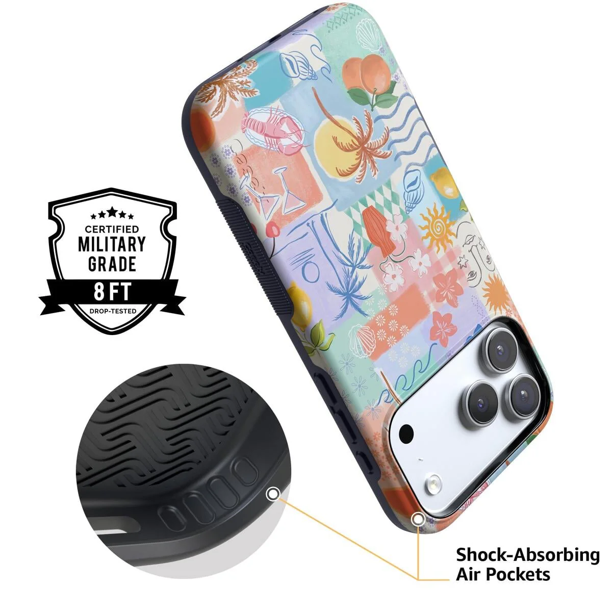 Tropical Heat | Beachy Collage Case - Image 4