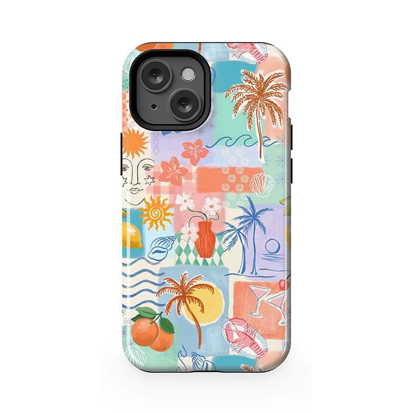 Tropical Heat | Beachy Collage Case - Image 91