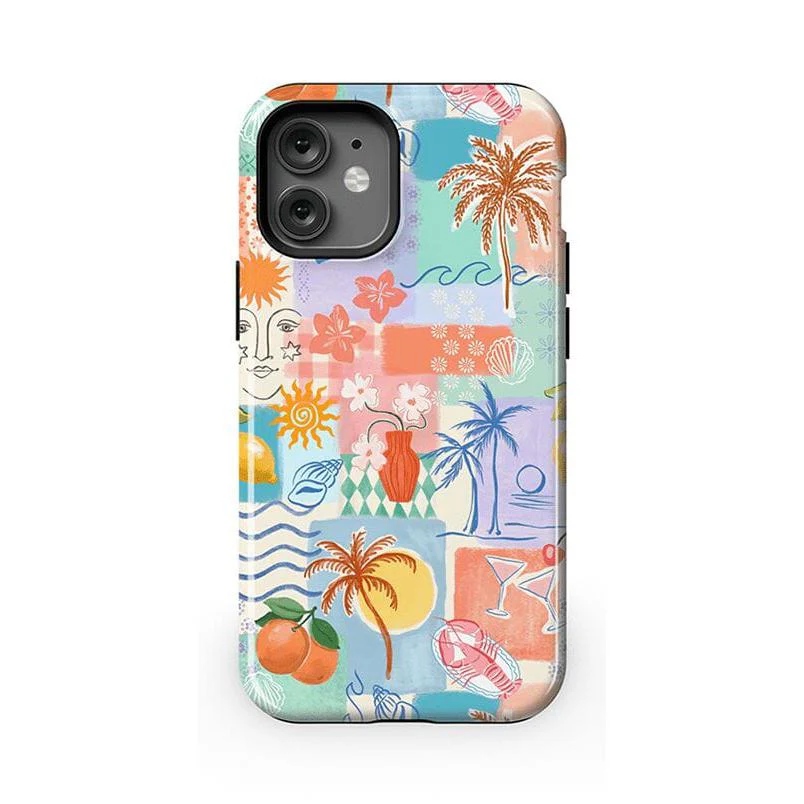 Tropical Heat | Beachy Collage Case - Image 93