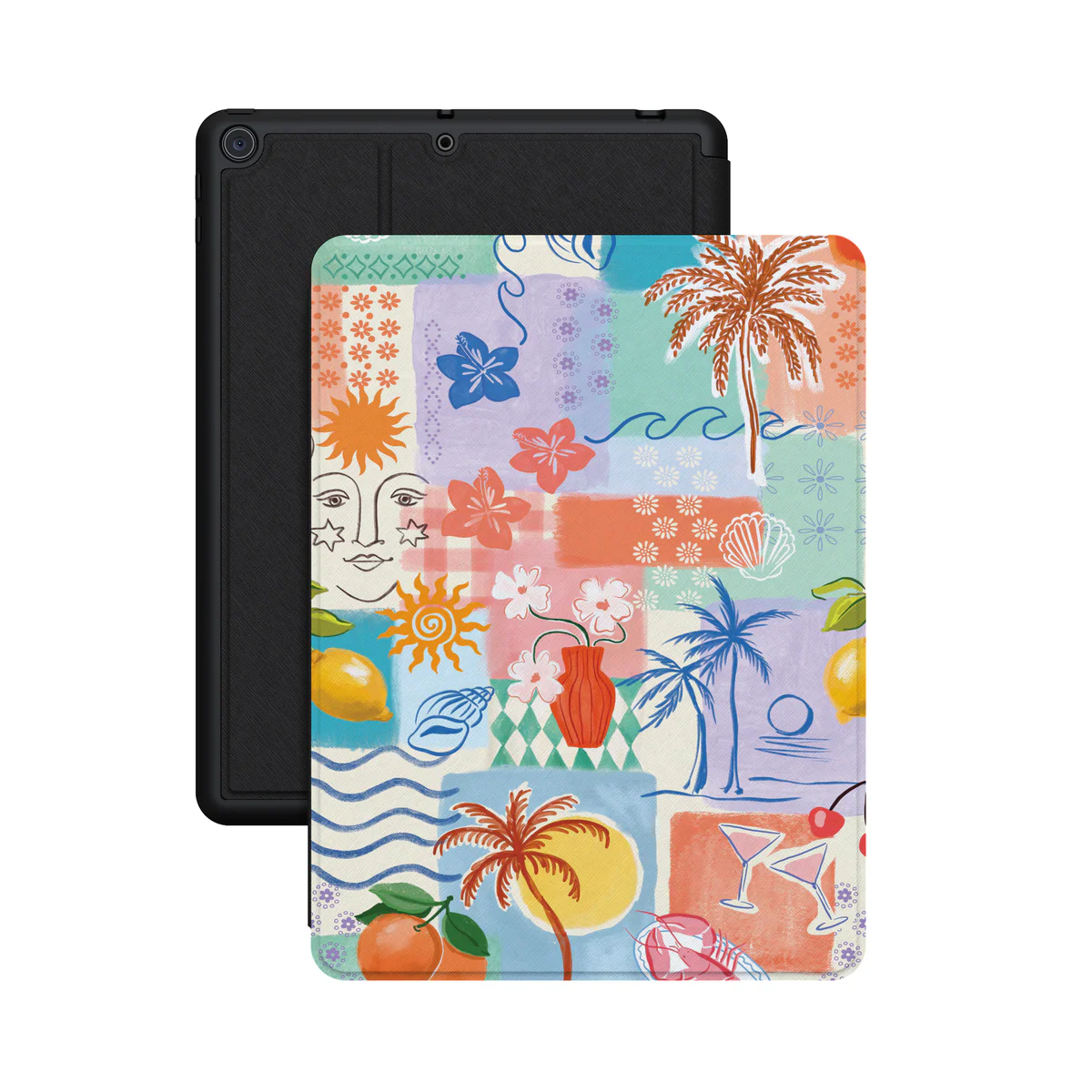 Tropical Heat | Beachy Collage iPad Case - Image 33