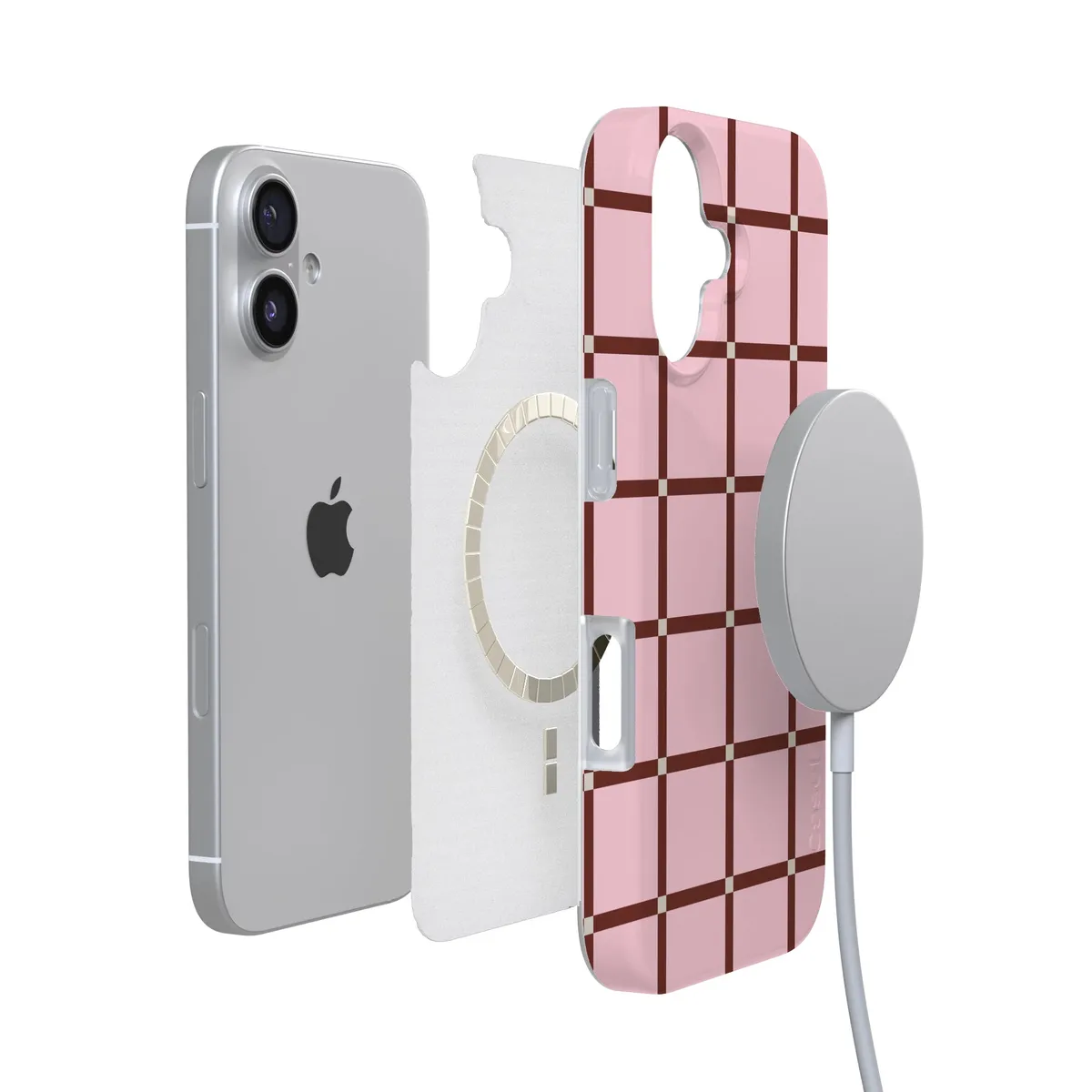 Uptown Gridlock | Pink Checkerboard Case - Image 90
