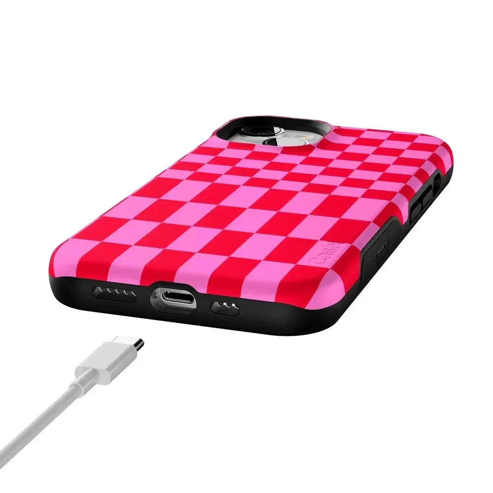 Vibe Check | Pink Checkerboard Case - Image 114
