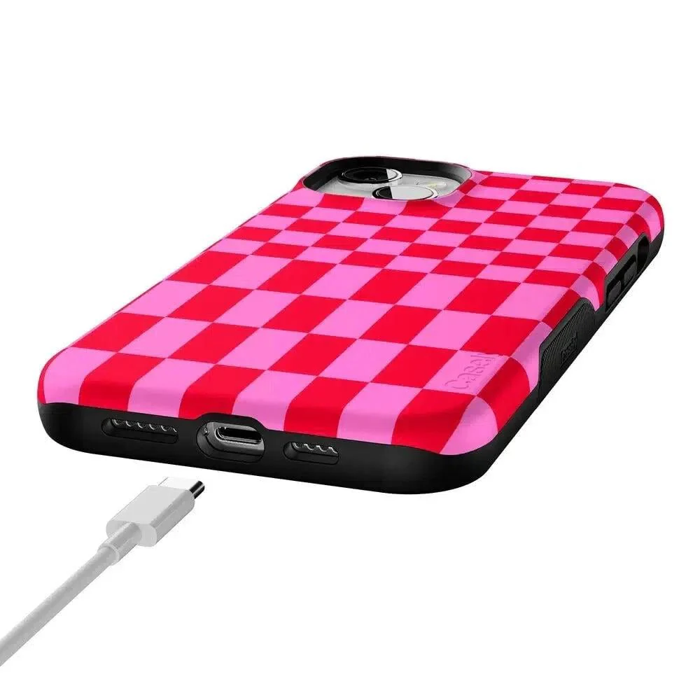 Vibe Check | Pink Checkerboard Case - Image 134