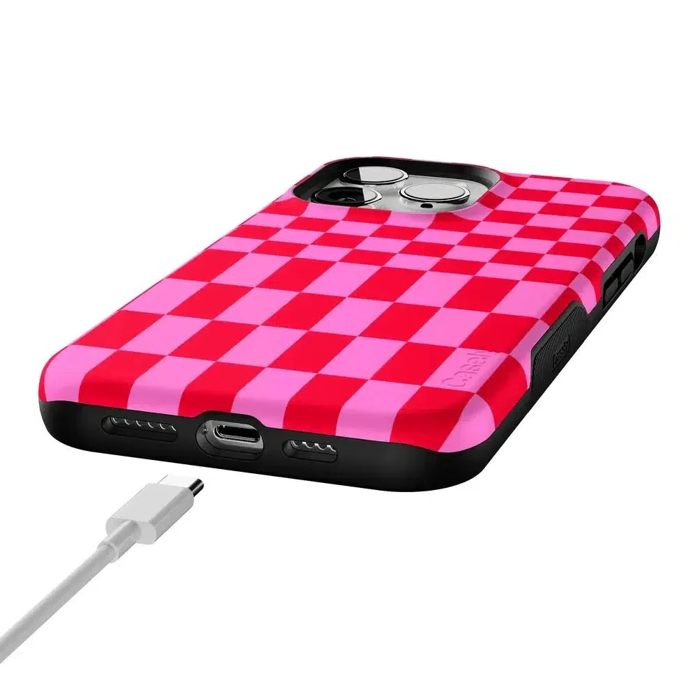 Vibe Check | Pink Checkerboard Case - Image 144