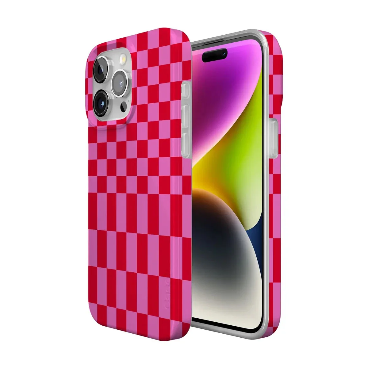 Vibe Check | Pink Checkerboard Case - Image 182