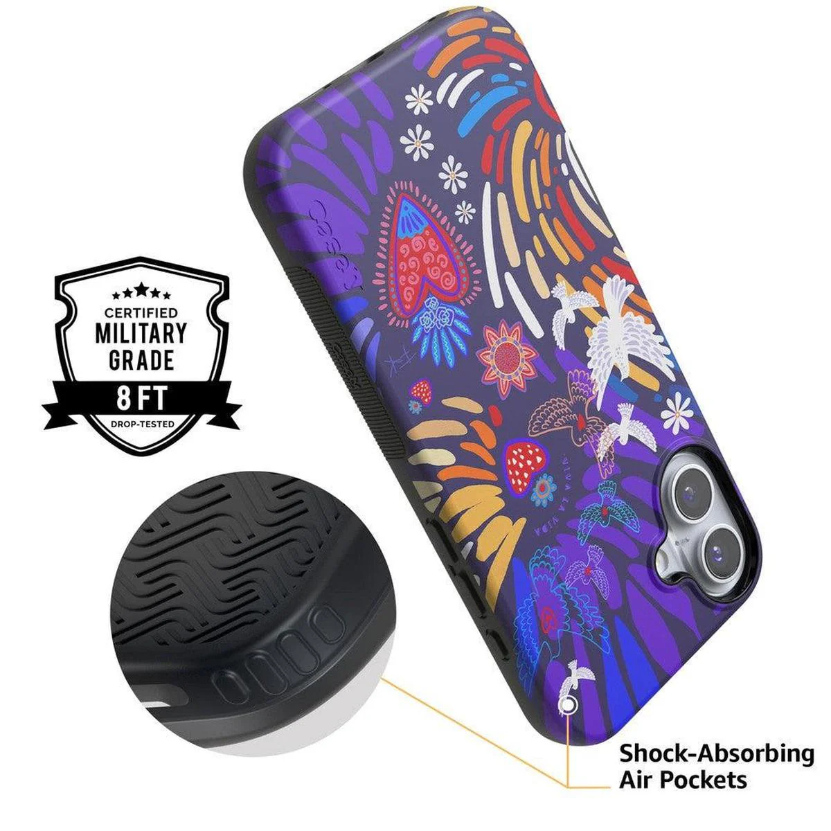 Viva La Vida | Frida Kahlo Collage Case - Image 133