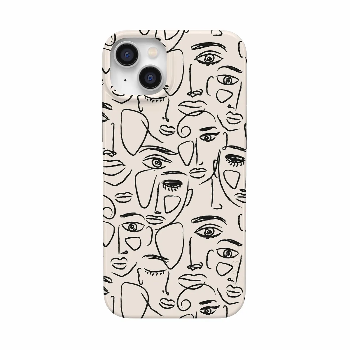 We're All Human | Minimal Face Art Case - Image 115