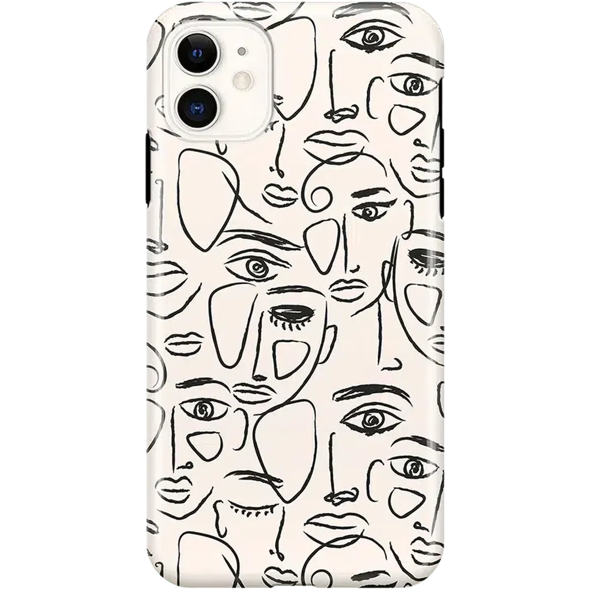 We're All Human | Minimal Face Art Case - Image 13