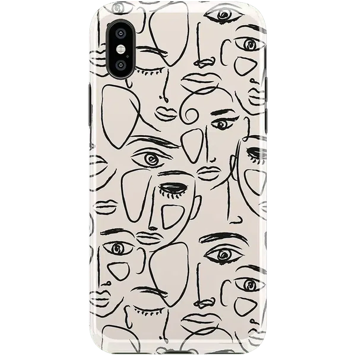 We're All Human | Minimal Face Art Case - Image 27