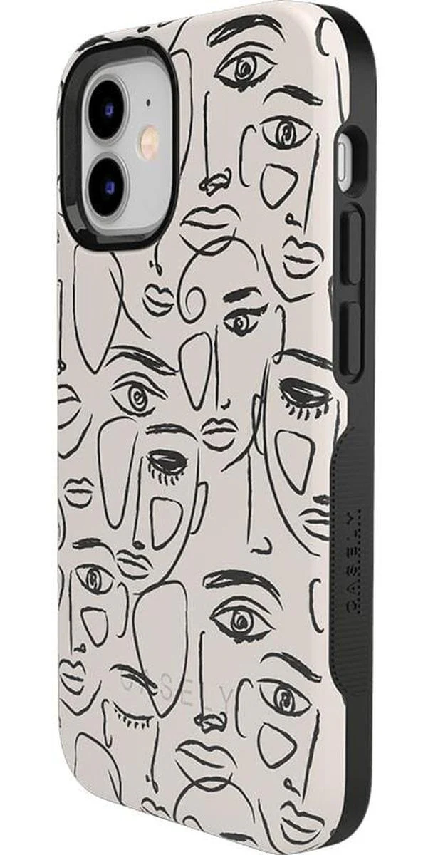 We're All Human | Minimal Face Art Case - Image 40