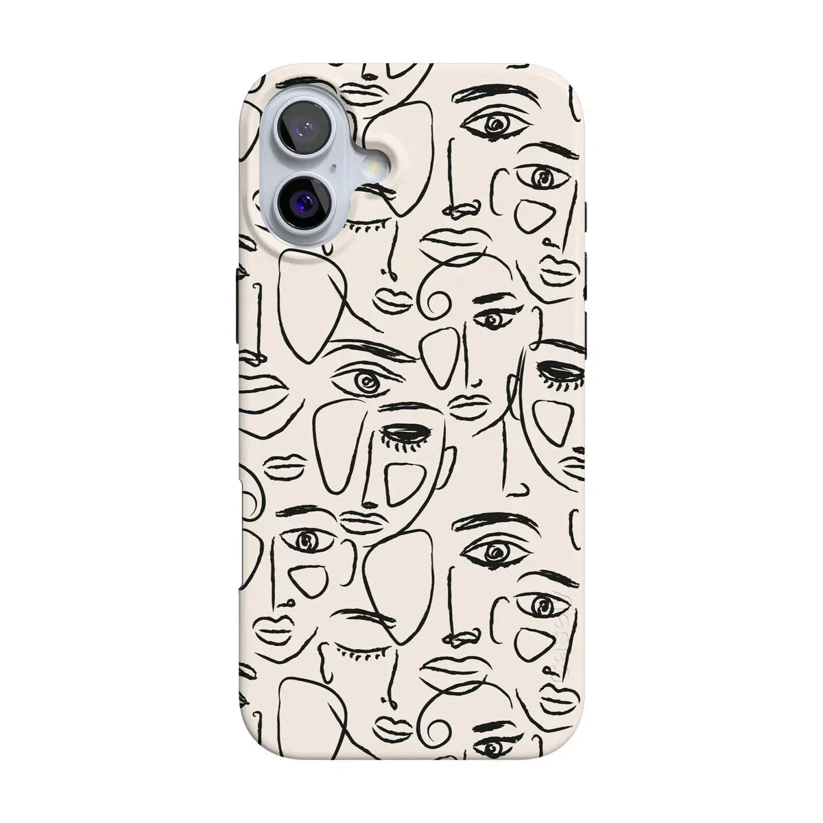 We're All Human | Minimal Face Art Case - Image 97