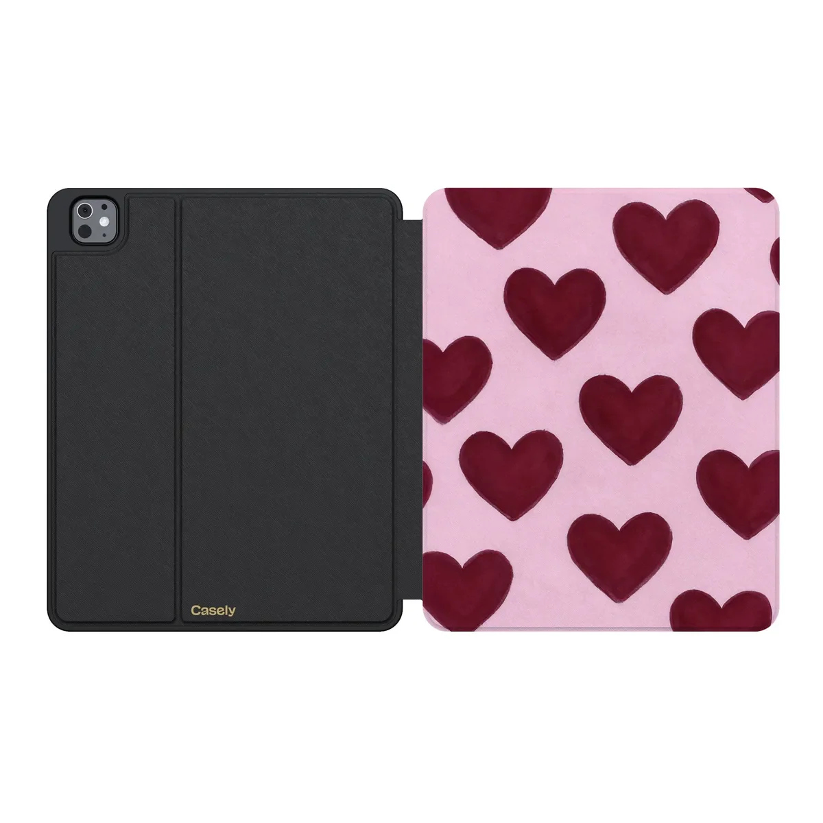 Whole Lotta Love | Plum Hearts iPad Case - Image 39