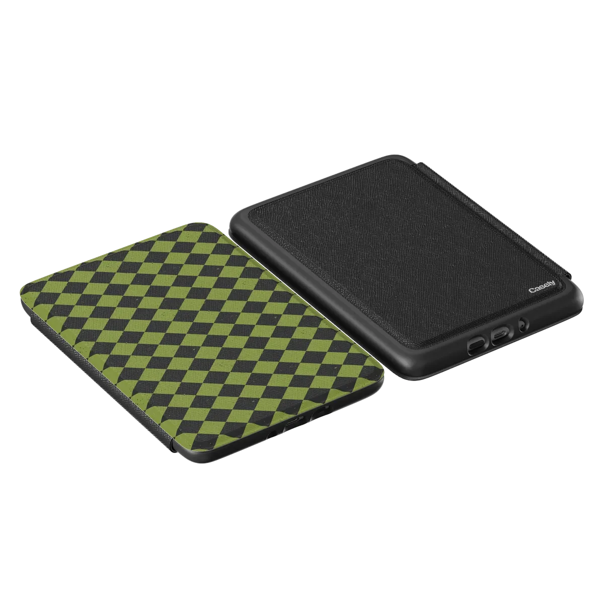 Wicked Hex | Green Checkered Kindle Case - Image 9