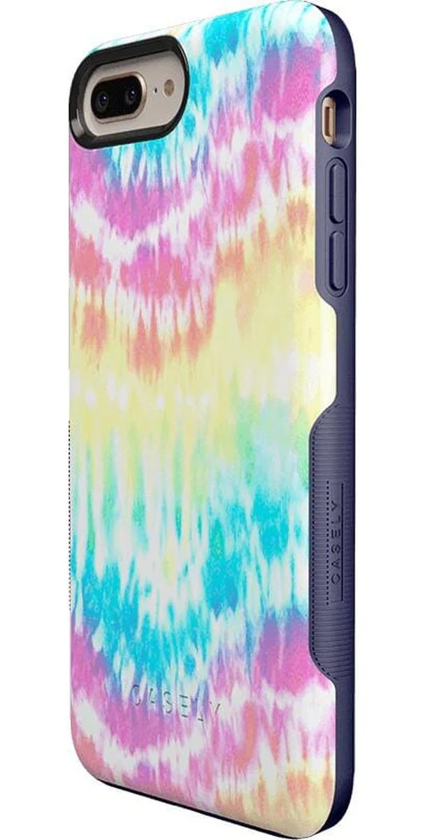 Wild & Free | Classic Rainbow Tie Dye iPhone Case - Image 46