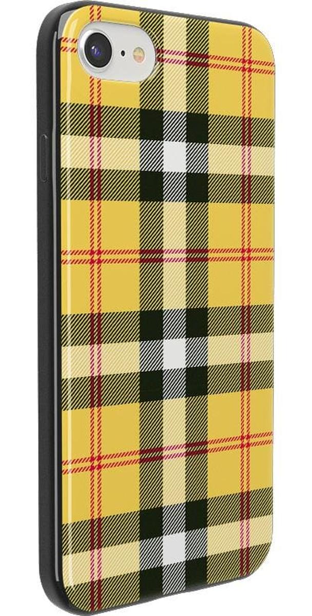 As if! | Yellow Plaid iPhone Case - Image 8